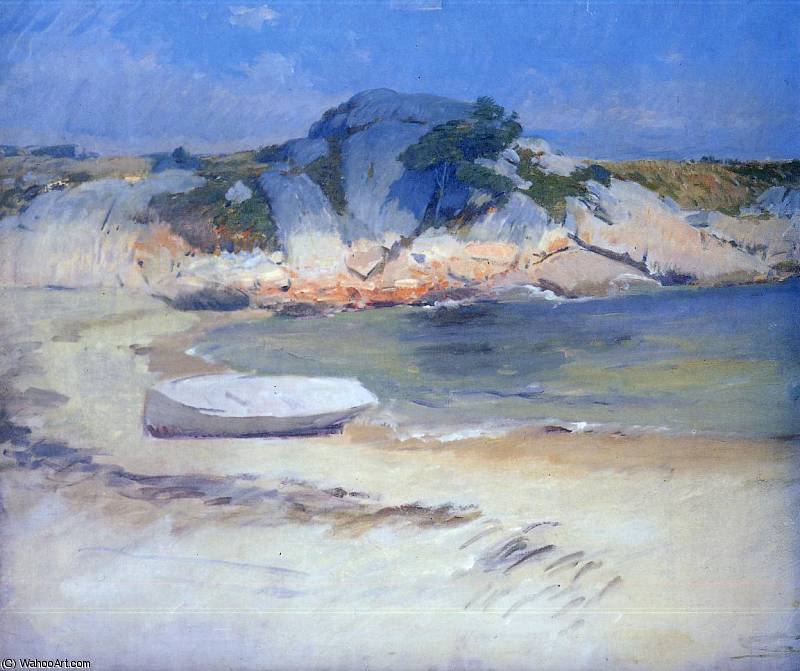 Wikioo.org - The Encyclopedia of Fine Arts - Painting, Artwork by Frank Duveneck - sheltered cove