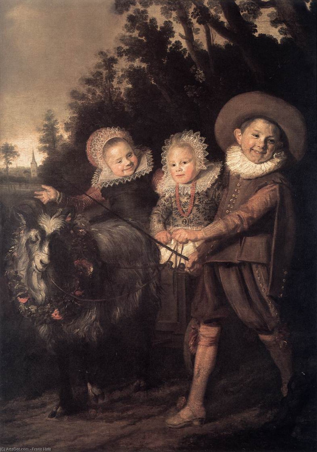 Wikioo.org - The Encyclopedia of Fine Arts - Painting, Artwork by Frans Hals - Group of Children