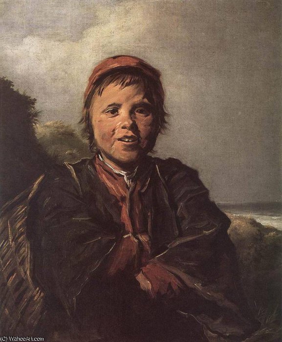 Wikioo.org – L'Enciclopedia delle Belle Arti - Pittura, Opere di Frans Hals - La Fisher Boy