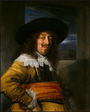 Wikioo.org - Die Enzyklopädie bildender Kunst - Malerei, Kunstwerk von Frans Hals - porträt von einem mitglied von die haarlem bürgerlich wache