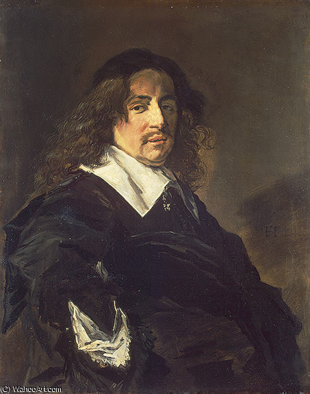 WikiOO.org - Enciclopedia of Fine Arts - Pictura, lucrări de artă Frans Hals - F. Portrait of a man, before