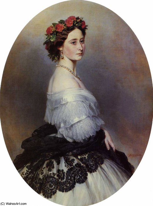 Wikioo.org - The Encyclopedia of Fine Arts - Painting, Artwork by Franz Xaver Winterhalter - xavier princess alice