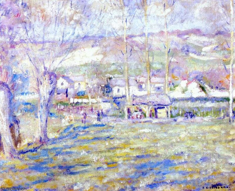 Wikioo.org - The Encyclopedia of Fine Arts - Painting, Artwork by Frederick Carl Frieseke - giverny winter