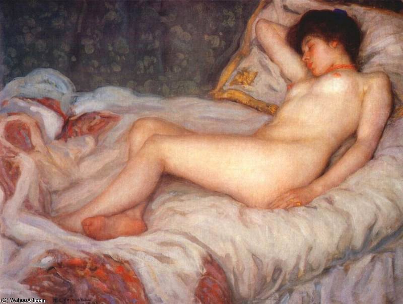 Wikioo.org – L'Encyclopédie des Beaux Arts - Peinture, Oeuvre de Frederick Carl Frieseke - dormir