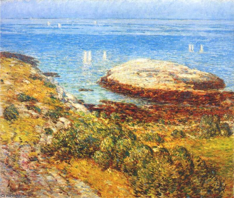 Wikioo.org - The Encyclopedia of Fine Arts - Painting, Artwork by Frederick Childe Hassam - early morning calm