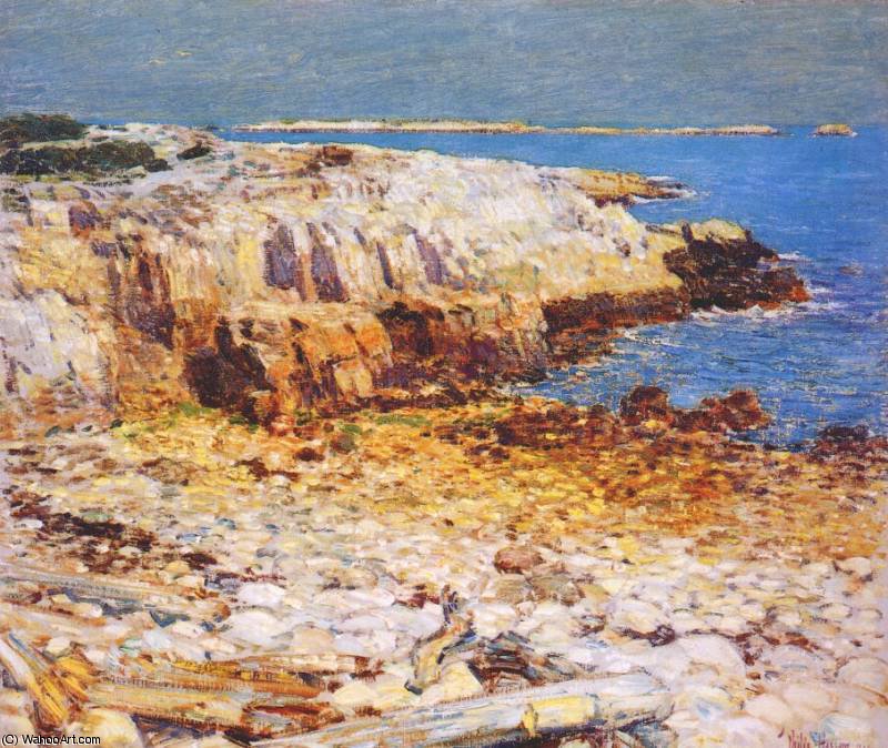 Wikioo.org – L'Encyclopédie des Beaux Arts - Peinture, Oeuvre de Frederick Childe Hassam - caps nord-est, la côte nouvelle angleterre