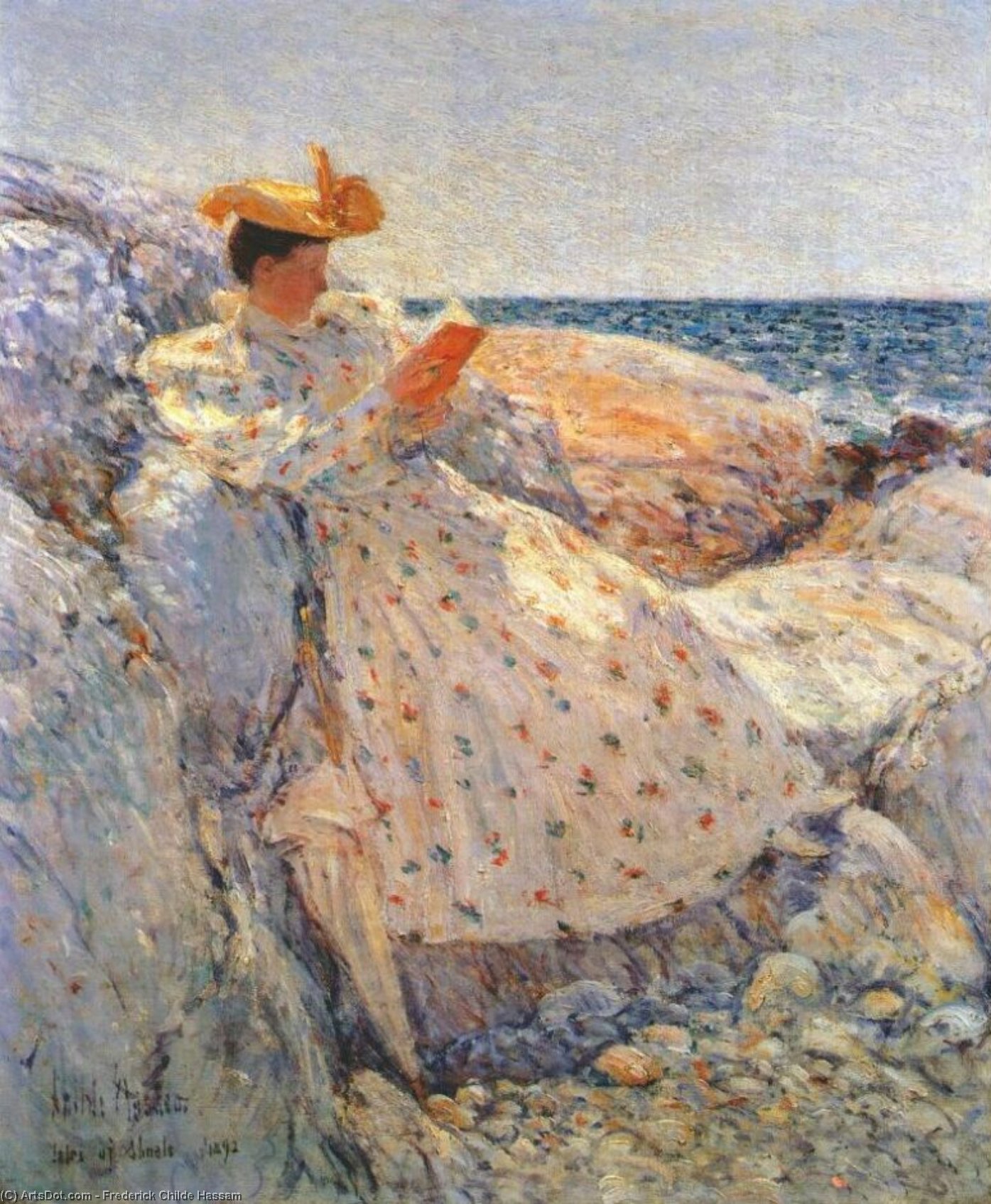 Wikioo.org - The Encyclopedia of Fine Arts - Painting, Artwork by Frederick Childe Hassam - summer sunlight