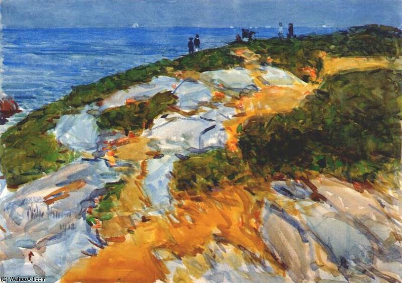 Wikioo.org - The Encyclopedia of Fine Arts - Painting, Artwork by Frederick Childe Hassam - sunday morning, appledore