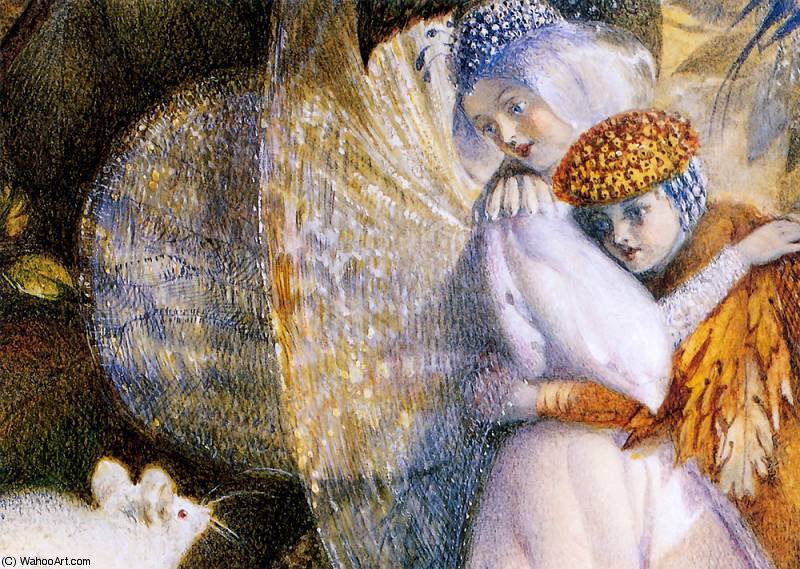 WikiOO.org - 백과 사전 - 회화, 삽화 Frederick Goodall - a fairy scene