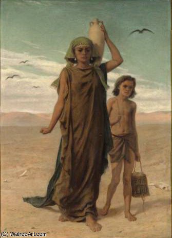 WikiOO.org - Encyclopedia of Fine Arts - Målning, konstverk Frederick Goodall - hagar and ishmael
