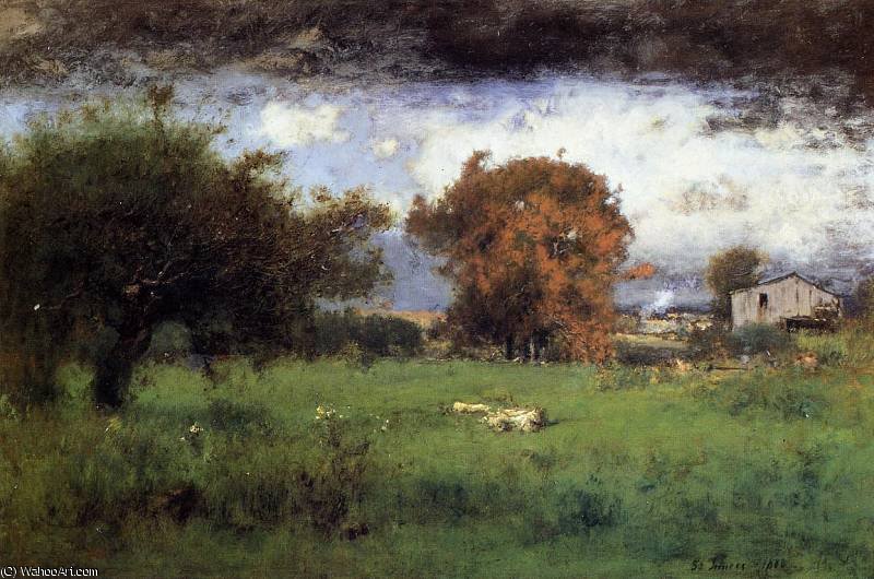 Wikioo.org - The Encyclopedia of Fine Arts - Painting, Artwork by George Inness - early autumn montclair