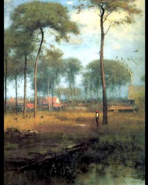 Wikioo.org - The Encyclopedia of Fine Arts - Painting, Artwork by George Inness - early morning