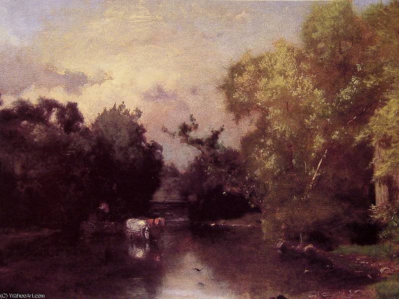 Wikioo.org - The Encyclopedia of Fine Arts - Painting, Artwork by George Inness - the pequonic new jersey