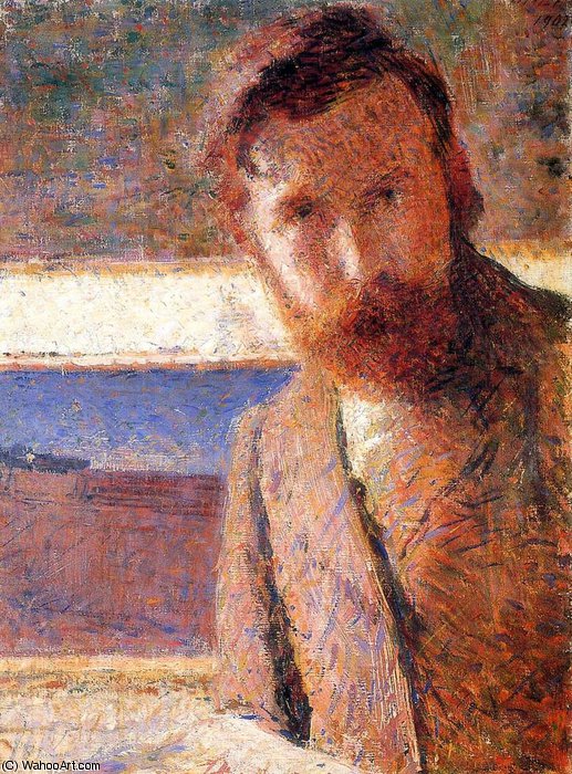 Wikioo.org - The Encyclopedia of Fine Arts - Painting, Artwork by Giacomo Balla - Self portrait Sun