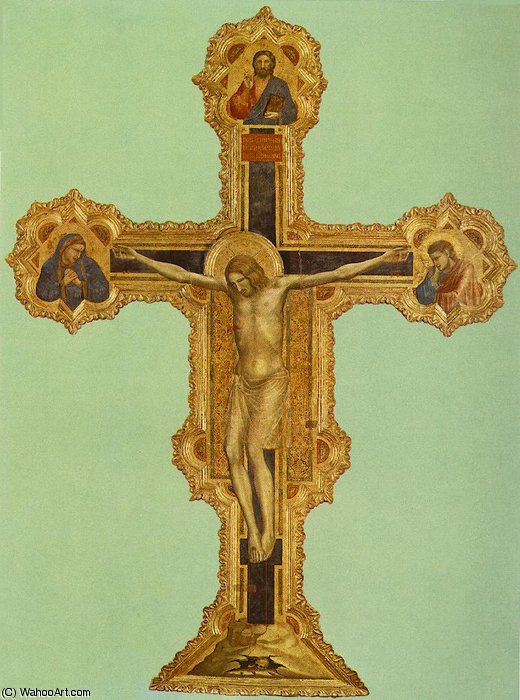 WikiOO.org - دایره المعارف هنرهای زیبا - نقاشی، آثار هنری Giotto Di Bondone - Crucifix (Padua)