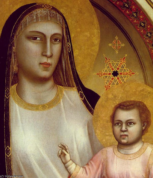 WikiOO.org - Enciclopedia of Fine Arts - Pictura, lucrări de artă Giotto Di Bondone - Madonna in Glory