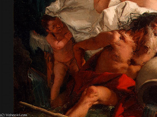 WikiOO.org - 백과 사전 - 회화, 삽화 Giovanni Battista Tiepolo - apollo pursuing daphne