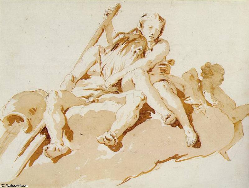 Wikioo.org - Die Enzyklopädie bildender Kunst - Malerei, Kunstwerk von Giovanni Battista Tiepolo - Fluss