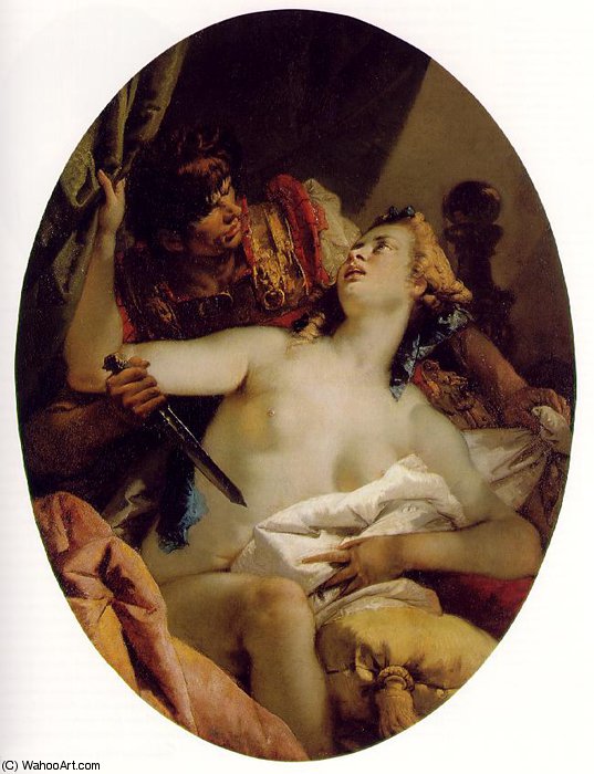 Wikioo.org - The Encyclopedia of Fine Arts - Painting, Artwork by Giovanni Battista Tiepolo - tarquin