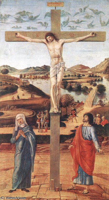 WikiOO.org - Encyclopedia of Fine Arts - Schilderen, Artwork Giovanni Bellini - crucifix