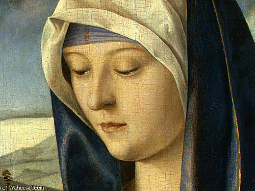 Wikioo.org - The Encyclopedia of Fine Arts - Painting, Artwork by Giovanni Bellini - madonna and child in a landscape