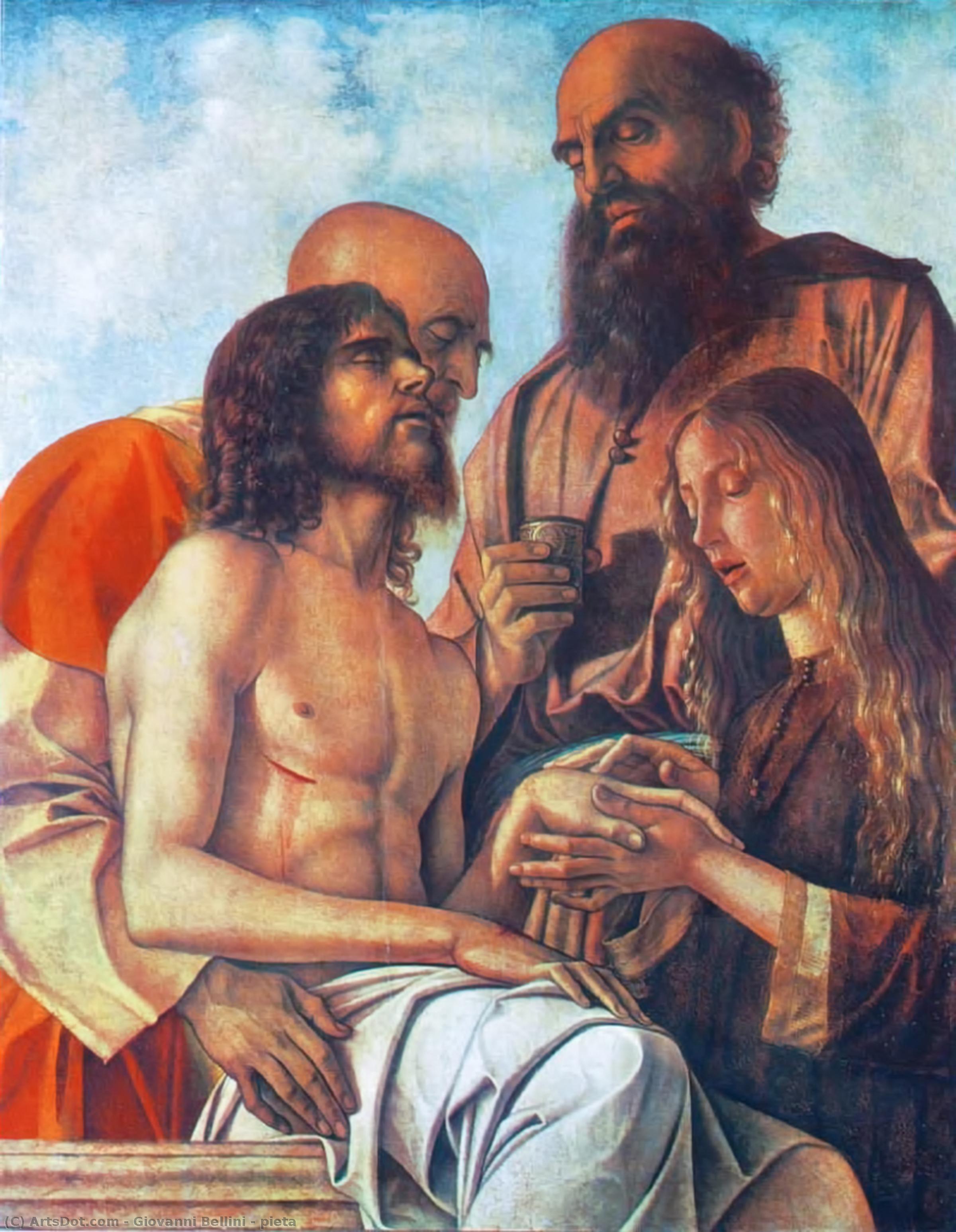 Wikioo.org - The Encyclopedia of Fine Arts - Painting, Artwork by Giovanni Bellini - pieta