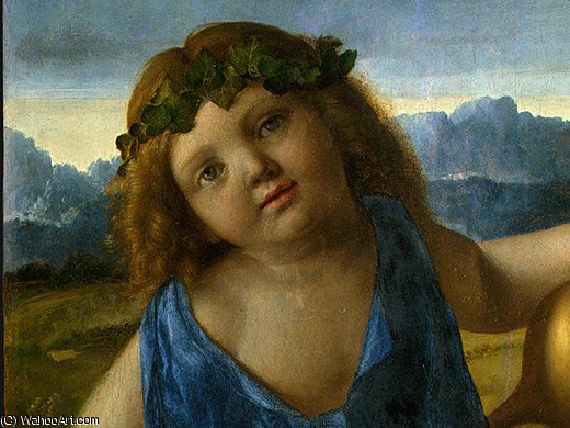 Wikioo.org - Die Enzyklopädie bildender Kunst - Malerei, Kunstwerk von Giovanni Bellini - der Säugling Bacchus)