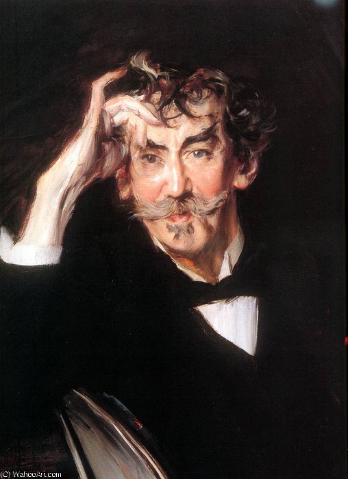 Wikioo.org - The Encyclopedia of Fine Arts - Painting, Artwork by Giovanni Boldini - James Whistler detail Sun