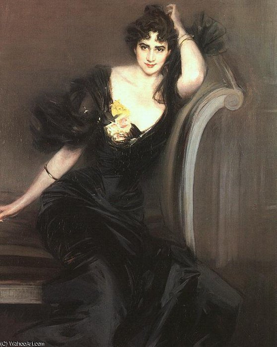 WikiOO.org - Encyclopedia of Fine Arts - Maľba, Artwork Giovanni Boldini - lady colin campbell