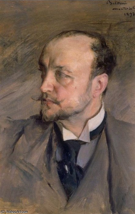 Wikioo.org - The Encyclopedia of Fine Arts - Painting, Artwork by Giovanni Boldini - self portrait
