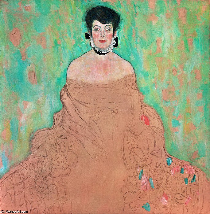 Wikioo.org - The Encyclopedia of Fine Arts - Painting, Artwork by Gustav Klimt - amalie zuckerkandl