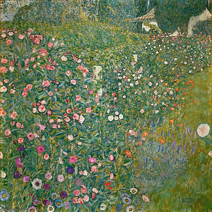 Wikioo.org - The Encyclopedia of Fine Arts - Painting, Artwork by Gustav Klimt - italian garden landscape