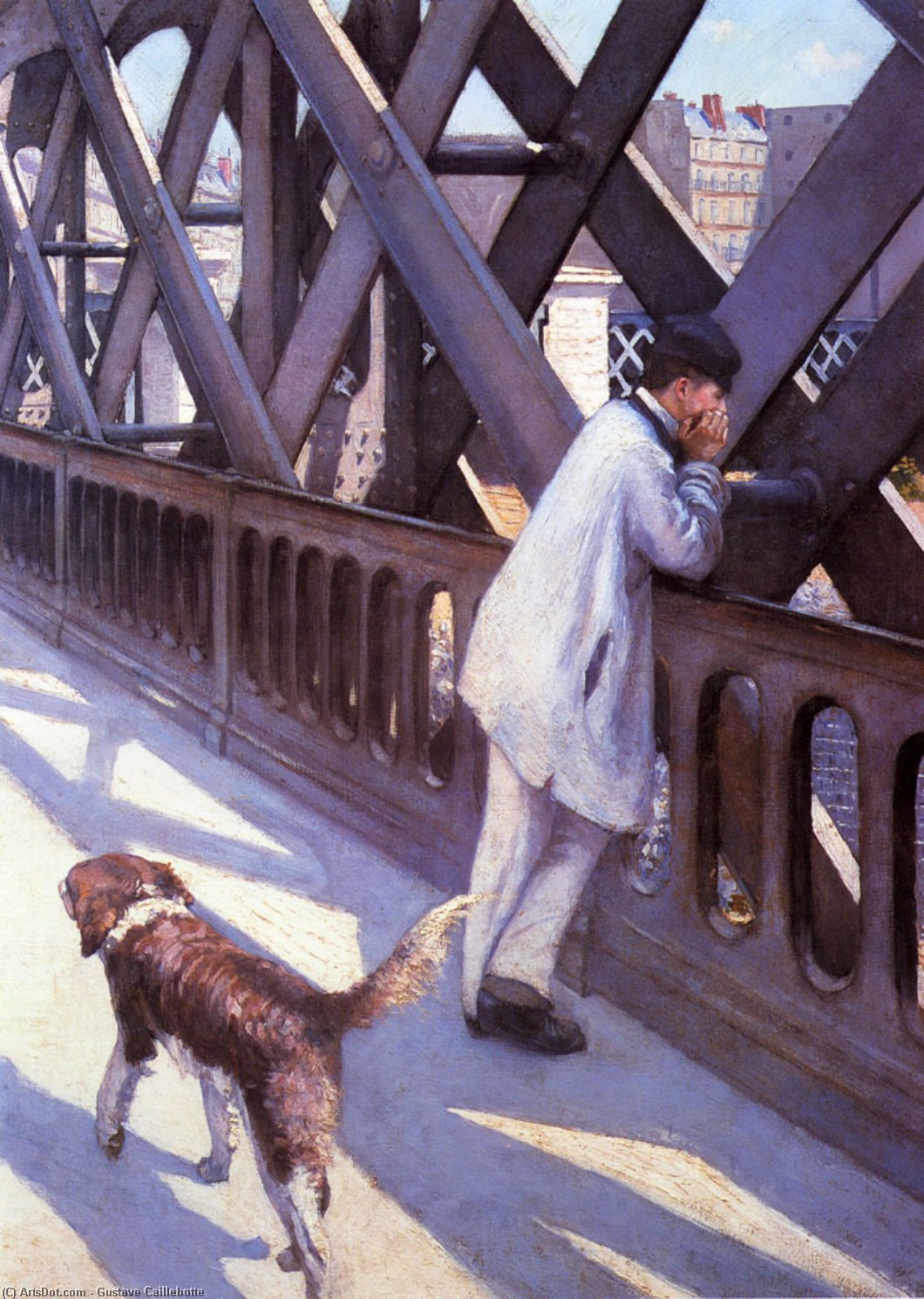 WikiOO.org - Encyclopedia of Fine Arts - Schilderen, Artwork Gustave Caillebotte - L'Europe Le Pont