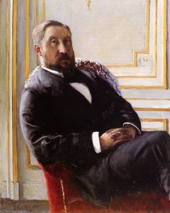WikiOO.org - Encyclopedia of Fine Arts - Maľba, Artwork Gustave Caillebotte - Portrait of Jules Richemont