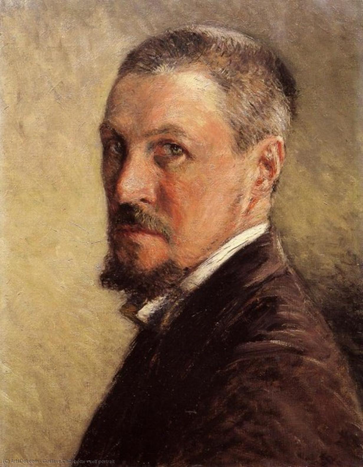 Wikioo.org - The Encyclopedia of Fine Arts - Painting, Artwork by Gustave Caillebotte - self portrait