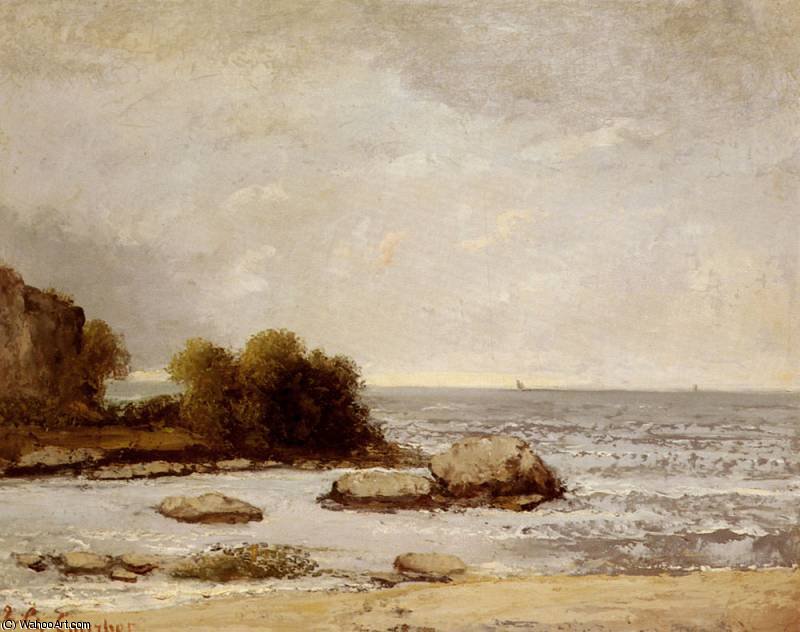 Wikioo.org - The Encyclopedia of Fine Arts - Painting, Artwork by Gustave Courbet - marine de saint aubin