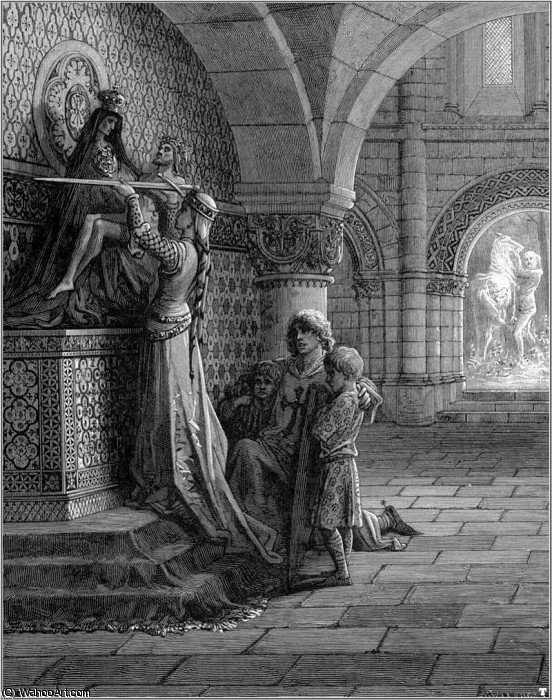 WikiOO.org - Encyclopedia of Fine Arts - Målning, konstverk Paul Gustave Doré - crusades for the defense of christ