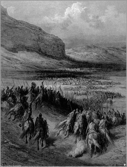 Wikioo.org - สารานุกรมวิจิตรศิลป์ - จิตรกรรม Paul Gustave Doré - crusades ottomans penetrate hungary