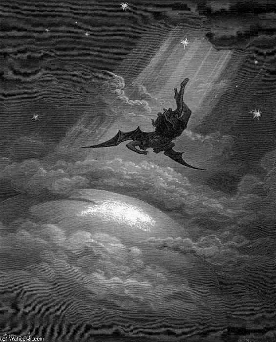 WikiOO.org - Güzel Sanatlar Ansiklopedisi - Resim, Resimler Paul Gustave Doré - paradise lost - (12)