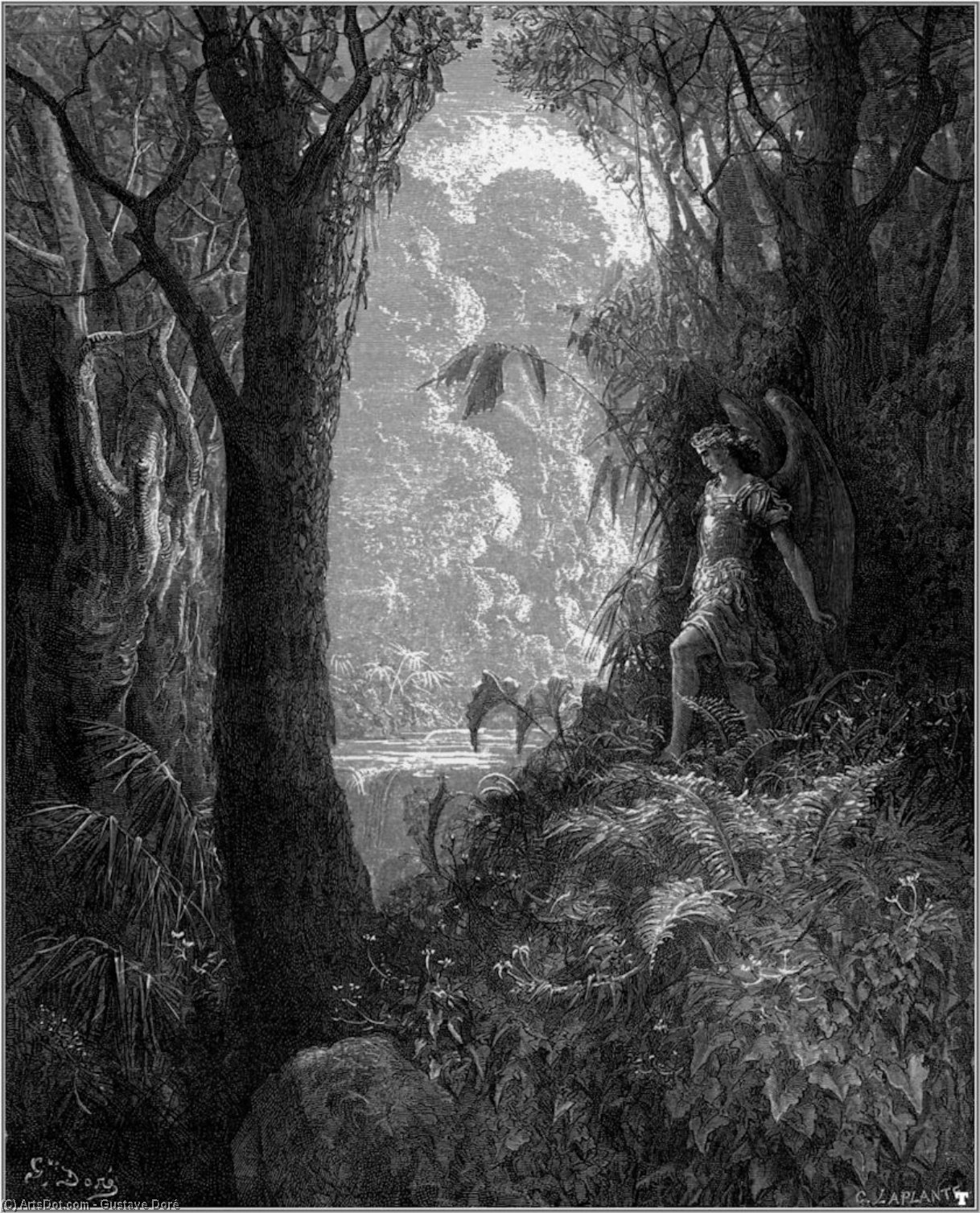 Wikioo.org - Bách khoa toàn thư về mỹ thuật - Vẽ tranh, Tác phẩm nghệ thuật Paul Gustave Doré - paradise lost - (15)
