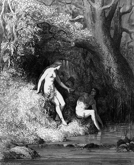WikiOO.org - Enciclopedia of Fine Arts - Pictura, lucrări de artă Paul Gustave Doré - paradise lost - (16)