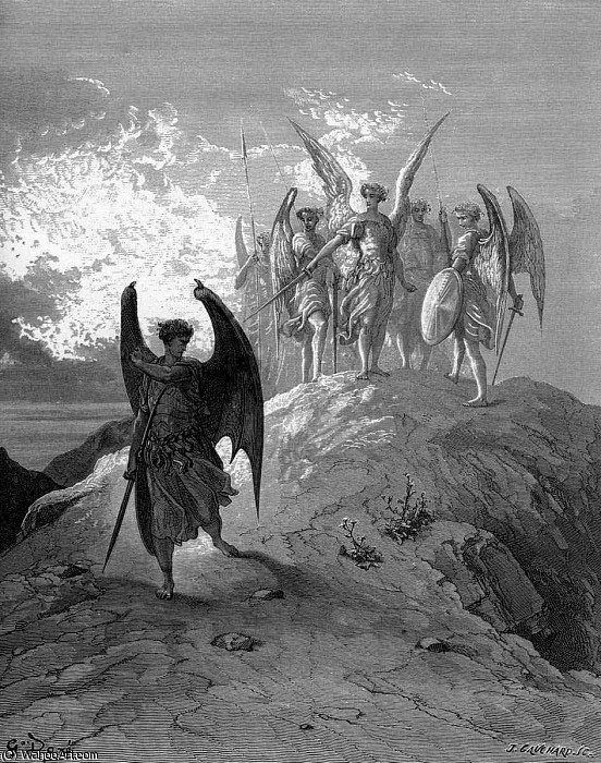 Wikioo.org - The Encyclopedia of Fine Arts - Painting, Artwork by Paul Gustave Doré - paradise lost - (19)