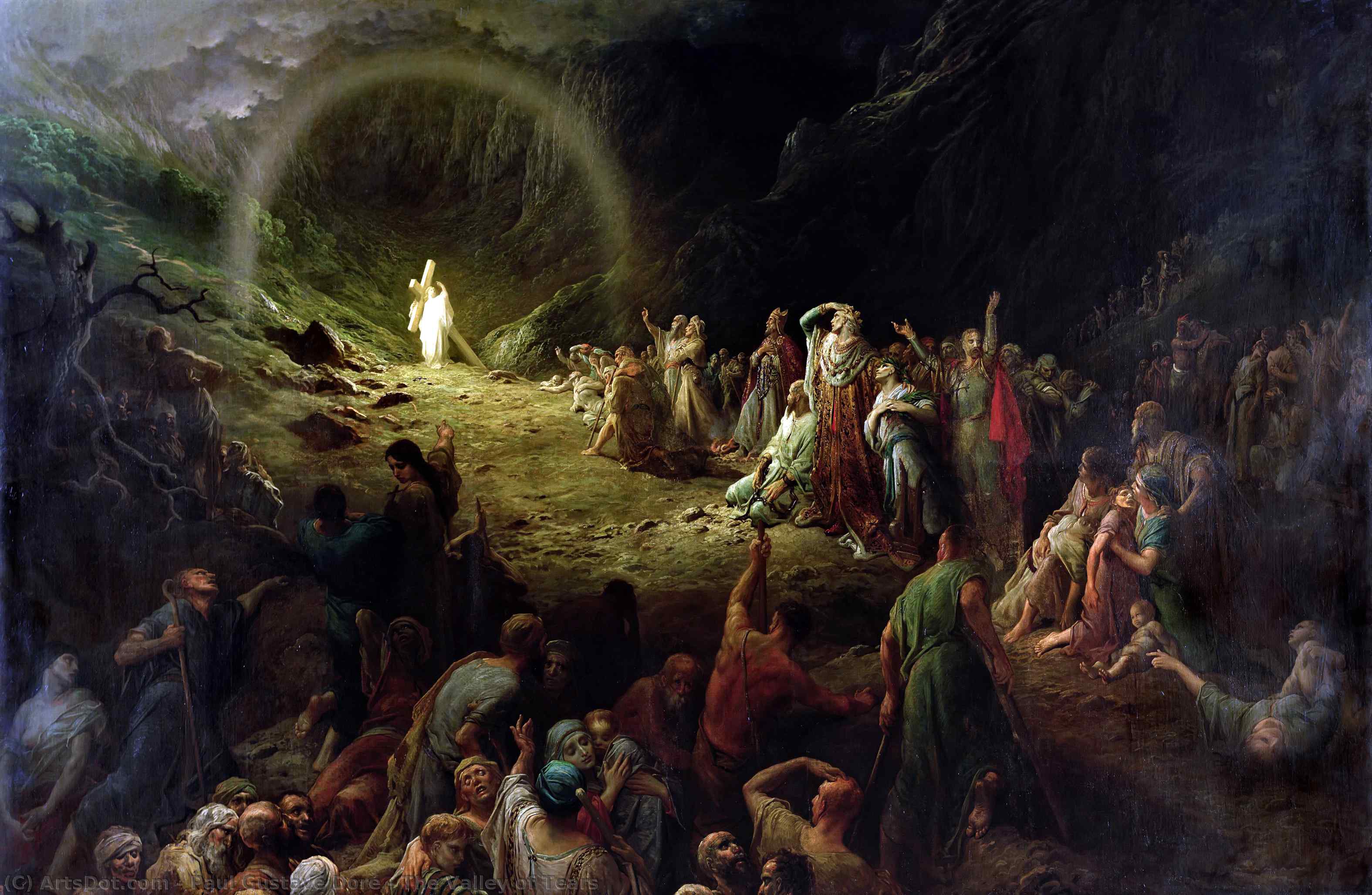 WikiOO.org - دایره المعارف هنرهای زیبا - نقاشی، آثار هنری Paul Gustave Doré - The Valley of Tears