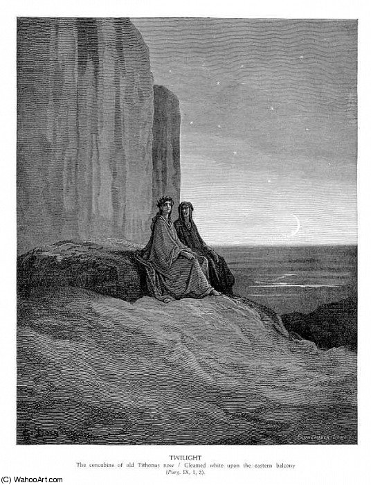 WikiOO.org - Enciklopedija dailės - Tapyba, meno kuriniai Paul Gustave Doré - twilight
