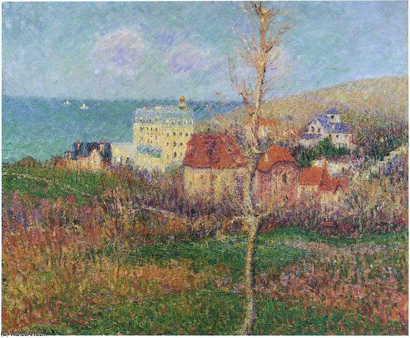 Wikioo.org - The Encyclopedia of Fine Arts - Painting, Artwork by Gustave Loiseau - At the Coast of Normandy