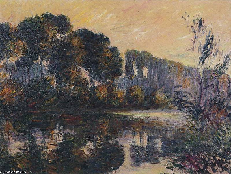 WikiOO.org - Encyclopedia of Fine Arts - Malba, Artwork Gustave Loiseau - By the Eure River
