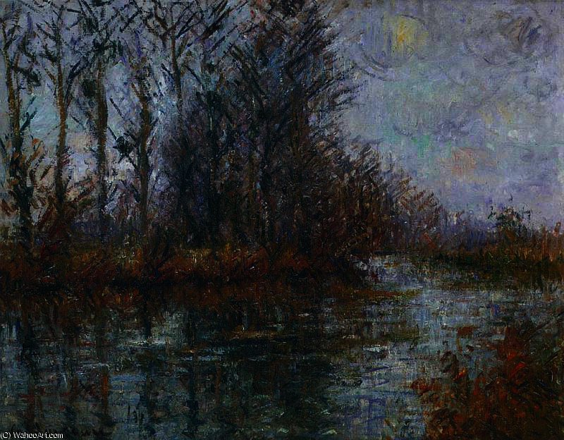 WikiOO.org - Encyclopedia of Fine Arts - Målning, konstverk Gustave Loiseau - By the Eure River