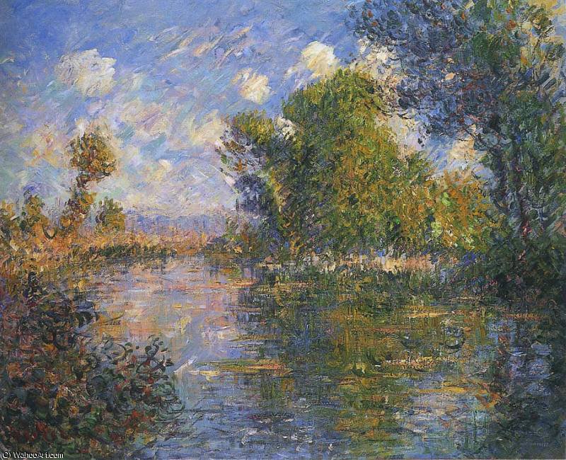 Wikioo.org - The Encyclopedia of Fine Arts - Painting, Artwork by Gustave Loiseau - By the Eure River in Autumn