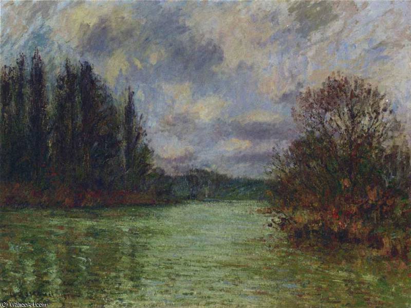 WikiOO.org - Encyclopedia of Fine Arts - Målning, konstverk Gustave Loiseau - By the Oise River