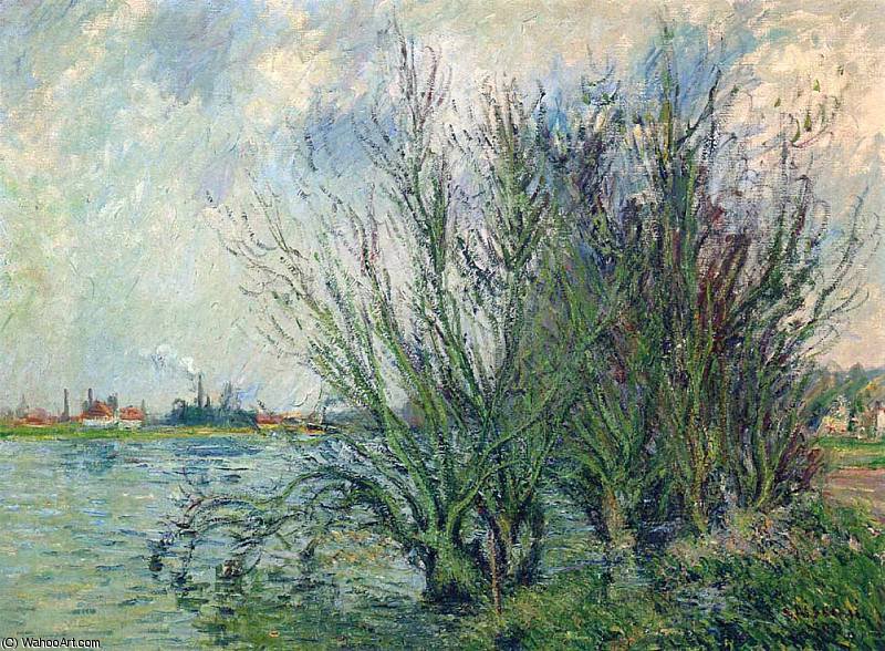 Wikioo.org - สารานุกรมวิจิตรศิลป์ - จิตรกรรม Gustave Loiseau - By the Oise River
